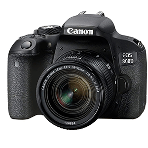 Canon EOS 800D DSLR Camera with 18-55mm Lens