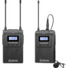 BOYA BY-WM8 Pro-K1 UHF Dual-Channel Wireless Lavalier System