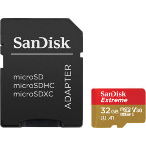 SanDisk 32GB Extreme UHS-I microSDHC Memory Card