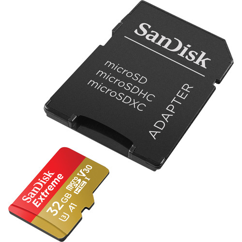 SanDisk 32GB Extreme UHS-I microSDHC Memory Card