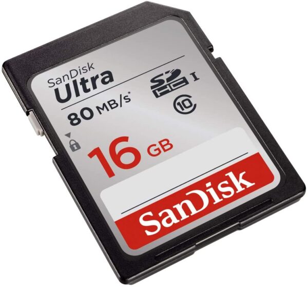 SanDisk 16GB Ultra UHS-I SDHC Memory Card