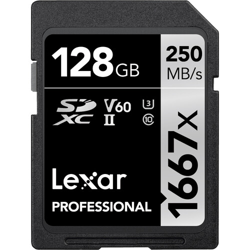 Lexar 128GB UHS-II SDXC Memory Card