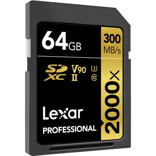 Lexar 64GB UHS-II SDXC Memory Card