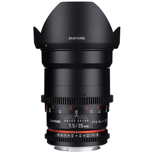 Samyang 35mm T1.5 Cine Lens for Canon EF