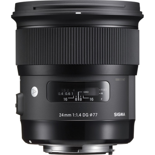 Sigma 24mm f/1.4 DG Lens for Canon EF