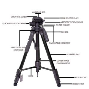 Jmary KP-2264 Professional Tripod and Monopod Stand