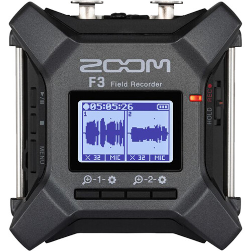 Zoom F3 2-Input / 2-Track Portable Field Recorder