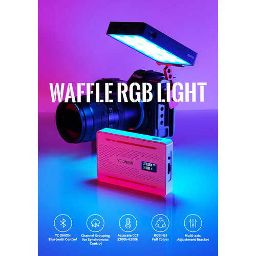 YC Onion WAFFLE Pro RGB LED Light