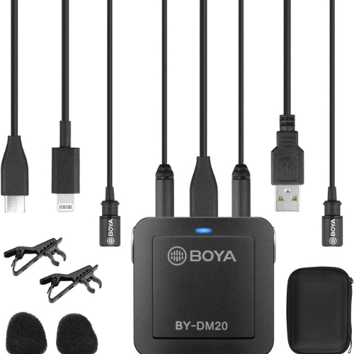 BOYA BY-DM20 Dual-Channel Recording Kit