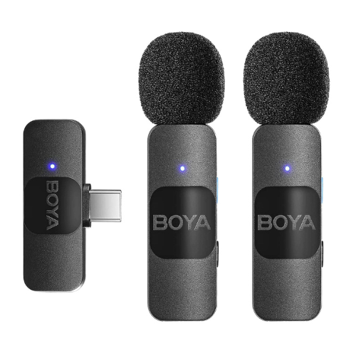 BOYA BY-V20 Wireless Lavalier Microphone with USB-C