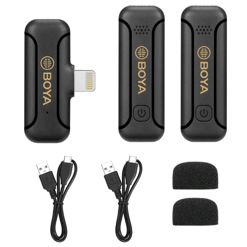 BOYA BY-WM3T2-D2 Wireless Microphone with Lightning Connector