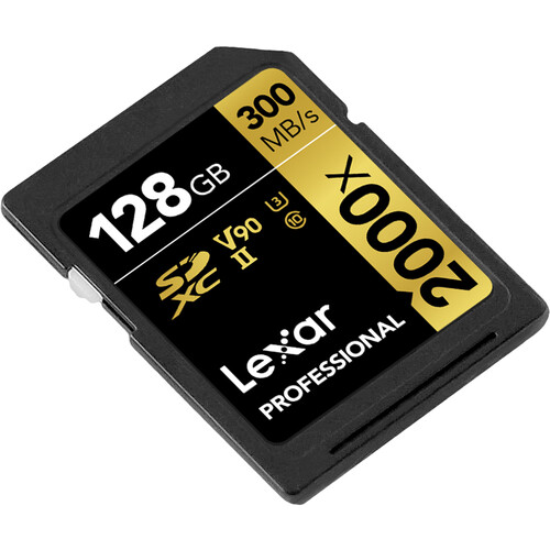 Lexar 128GB 2000x UHS-II SDXC Memory Card