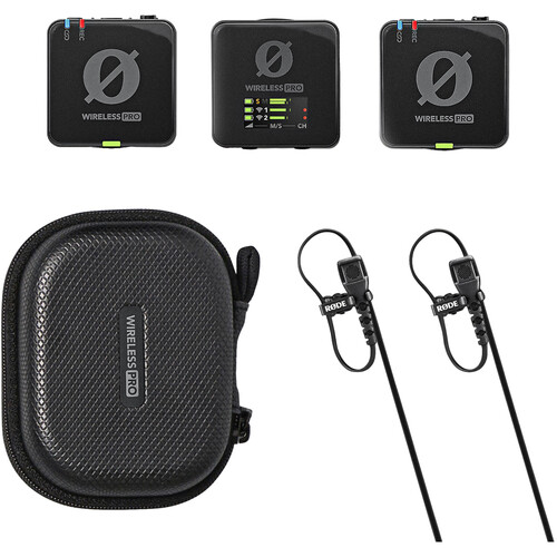 RODE Wireless PRO Dual Wireless Microphone System/Recorder with Lavaliers