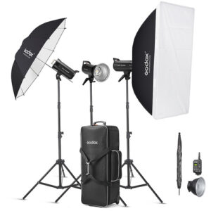 Godox SK400II-V Studio Flash Monolight 3Light Kit