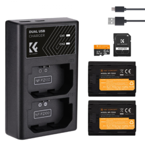 K&F Concept NP-FZ100 Dual Battery + Charger