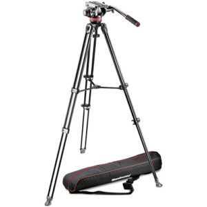 Manfrotto MVH502A Fluid Head and MVT502AM Tripod