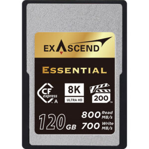 Exascend 120GB Essential Series CFexpress Type A Memory Card