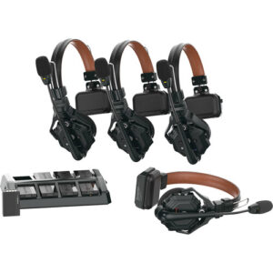 Hollyland Solidcom C1 Pro-4S Full-Duplex ENC Wireless Intercom System with 4 Headsets