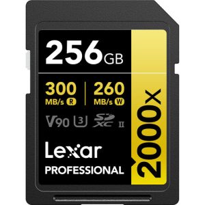 Lexar 256GB 2000x UHS-II SDXC Memory Card