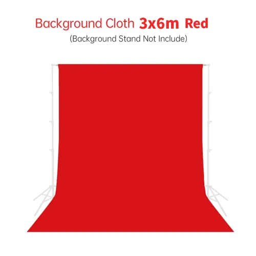 JINBEI 3x6m Photography Background Cloth (Red)
